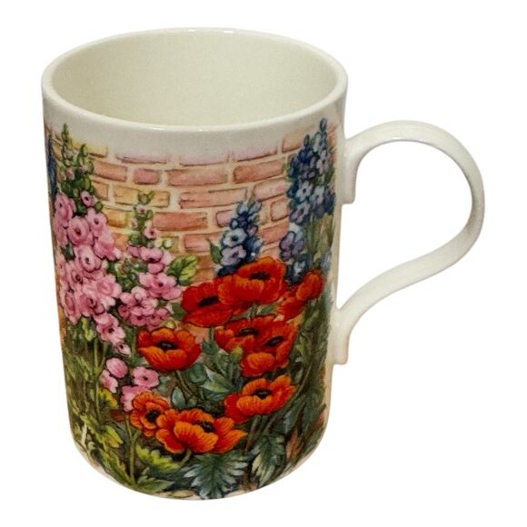 English Garden John Russell Bone China Floral All Over Mug Set of 4 - Picture 7 of 11